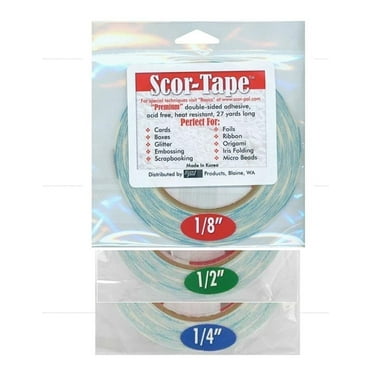 Scor-Pal Scor-Tape-1/8X27 Yards SP201; Pack of 3 Scor-Pal Scor-Tape-1/8X27 Yards SP201; Pack of 3